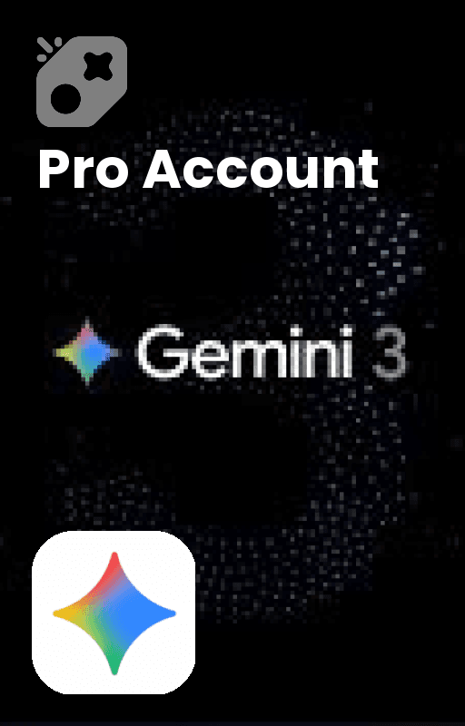 اکانت Gemini با اشتراک پرو