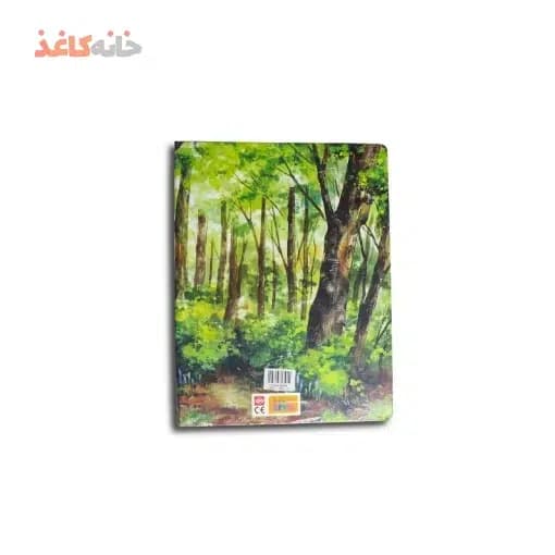 کلاسور 100 برگ قفل فلزی سویل طرح دختر در طبیعت — تصویر ۳