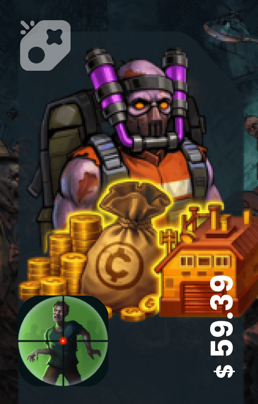 5000Cryptocoins + Premium + Zombies 90 days