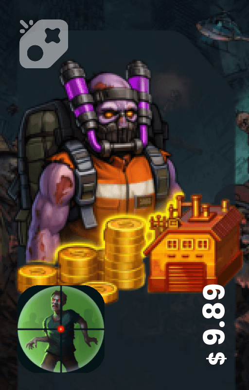 500Cryptocoins + Premium + Zombies 15 days