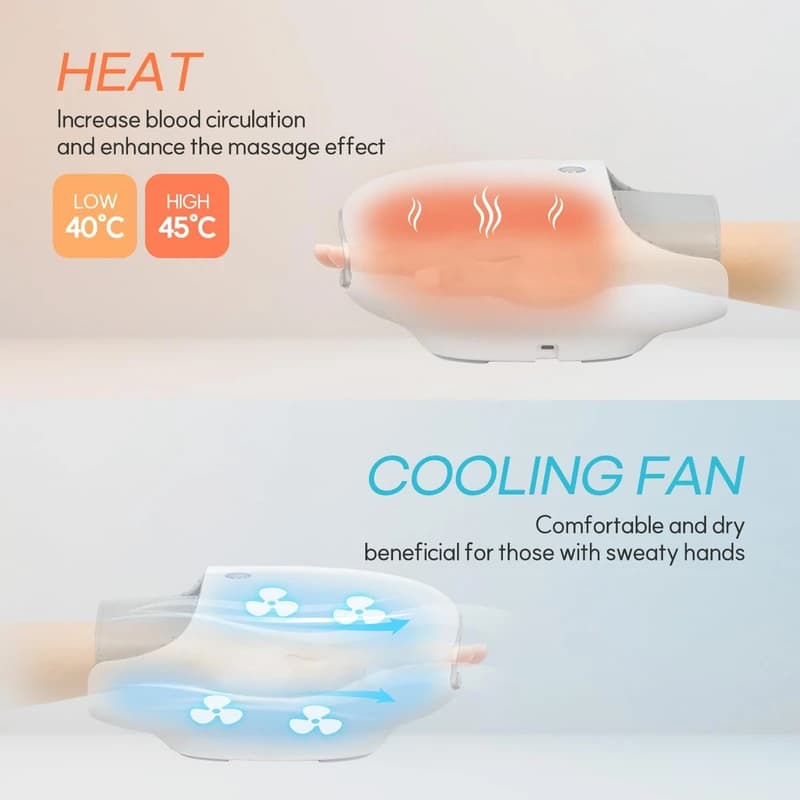 ماساژور شارژی دست و مچ هوبیکار مدل FE-0161 — تصویر ۲