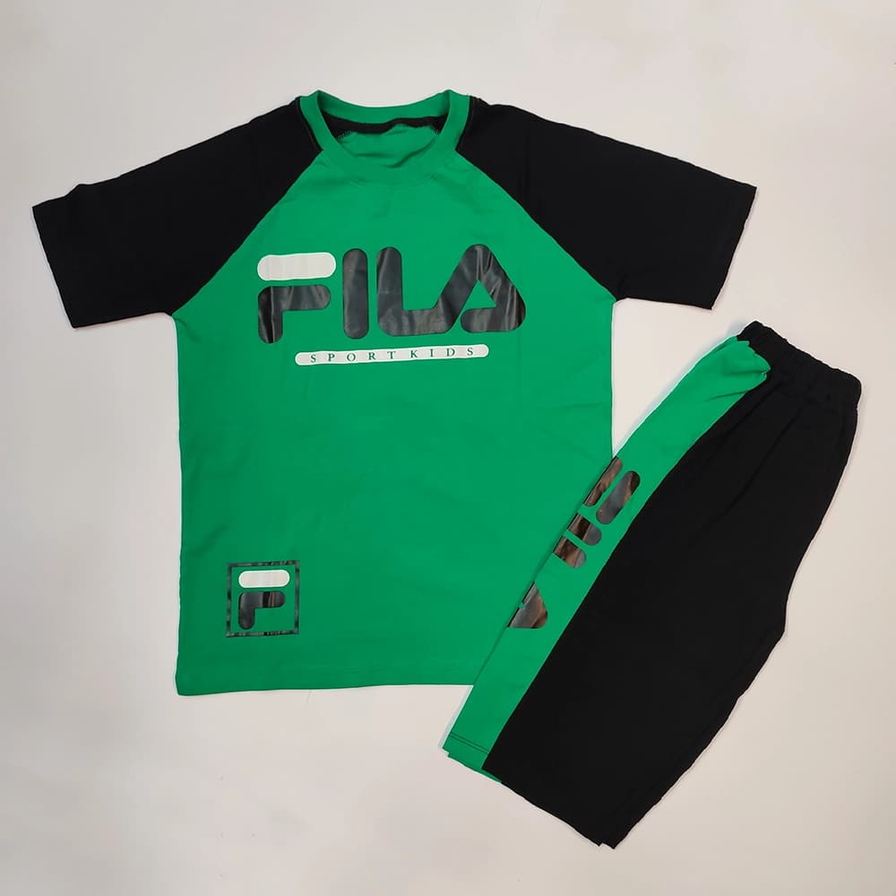 تیشرت شلوارک دخترانه پسرانه FILA — تصویر ۶