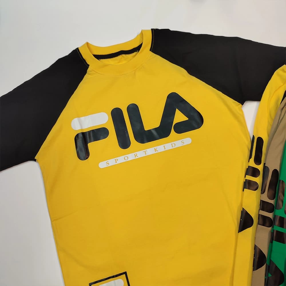 تیشرت شلوارک دخترانه پسرانه FILA — تصویر ۳