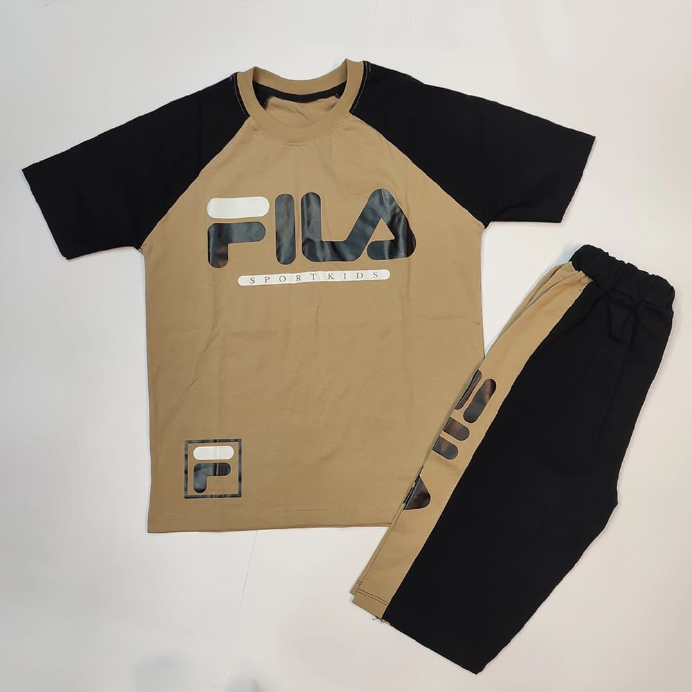 تیشرت شلوارک دخترانه پسرانه FILA — تصویر ۵