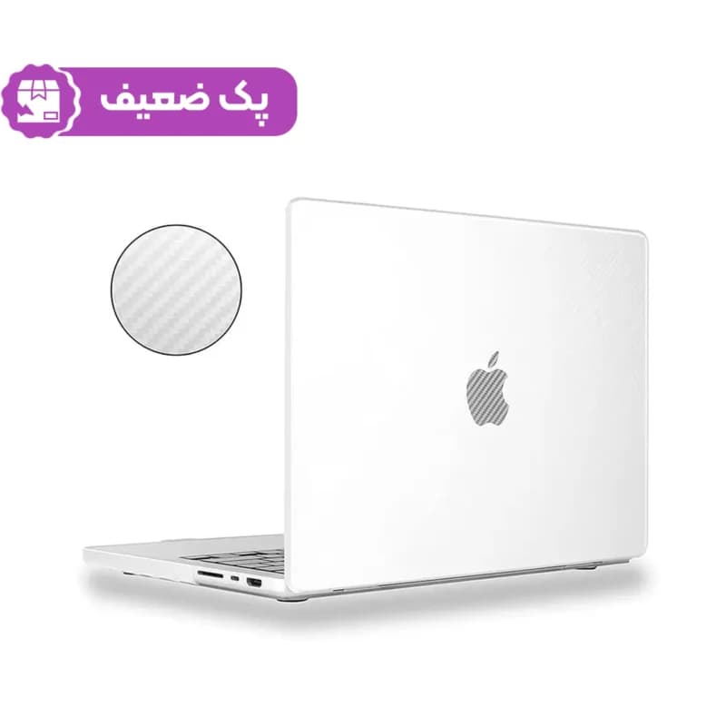 کاور “13 Green Lion MacBook Pro 2020 مدل Carbon Fiber Grain GNCFM13AIR20CL – شفاف – MN (پک ضعیف)