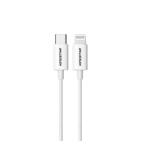 کابل شارژ سریع کینگ استار Type-C به Lightning مدل K251i (1.1 متری / 2.1A)