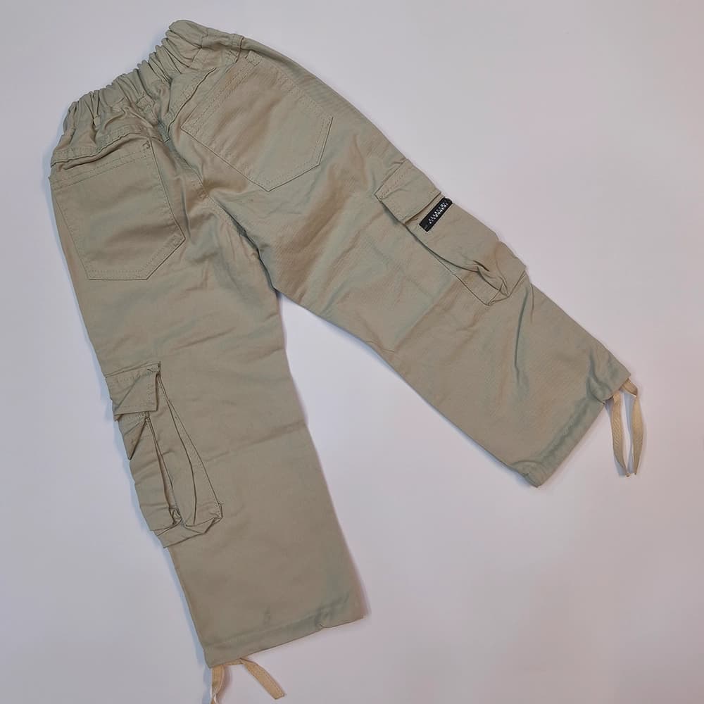 شلوار کتان کارگو پسرانه و دخترانه zipper — تصویر ۸