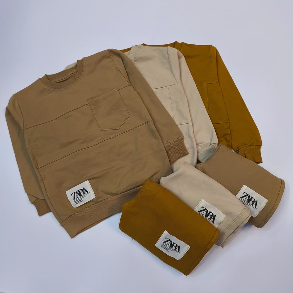 بلوز شلوار پسرانه و دخترانه Easy Zara — تصویر ۲