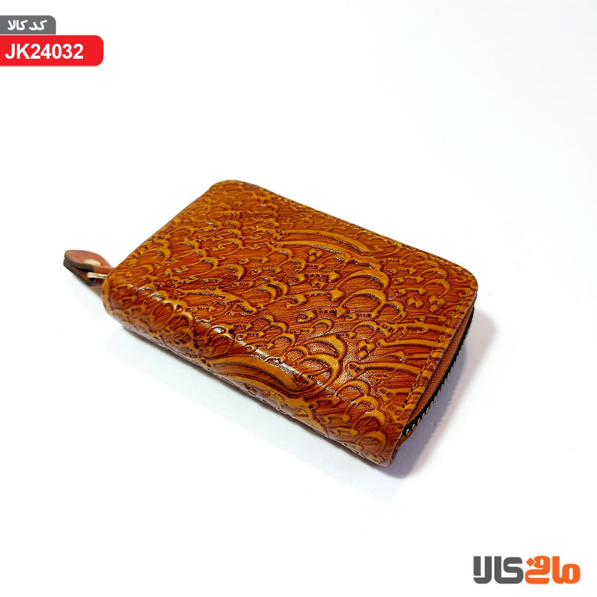 جاکارتی چرم مصنوعی (طرح خطاطی ) زیپ دار