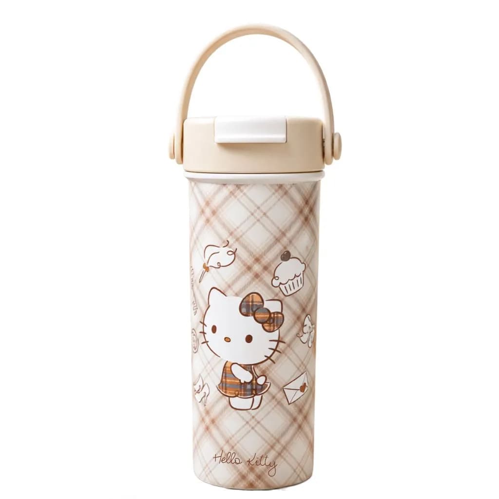 تراول ماگ استیل دو حالته هلو کیتی 600Ml