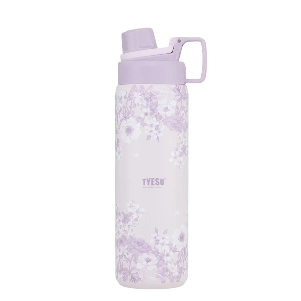 فلاسک درب پیچی برند TYESO طرح گل 900ml