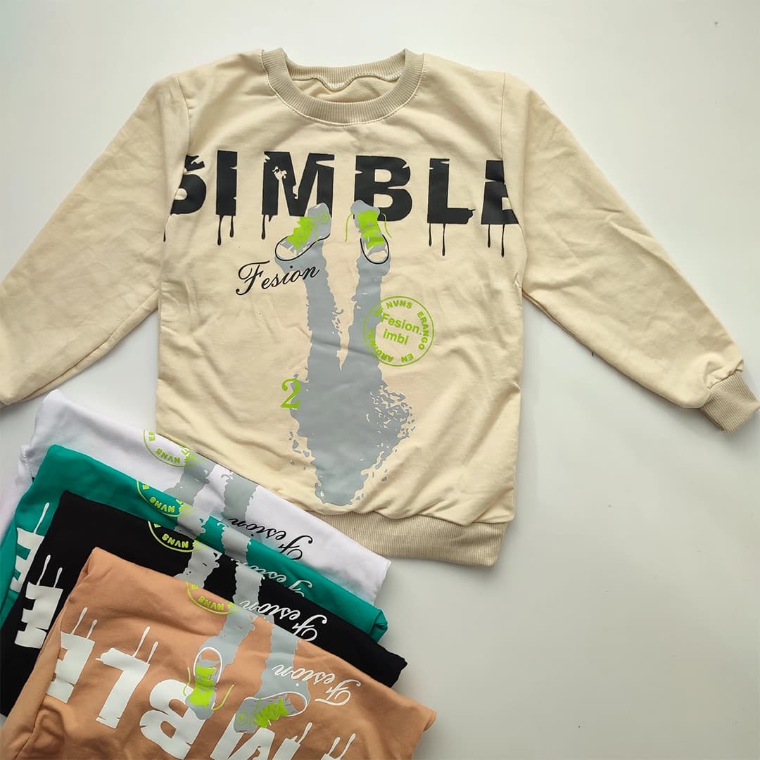 بلوز تک پسرانه مدل simble — تصویر ۲