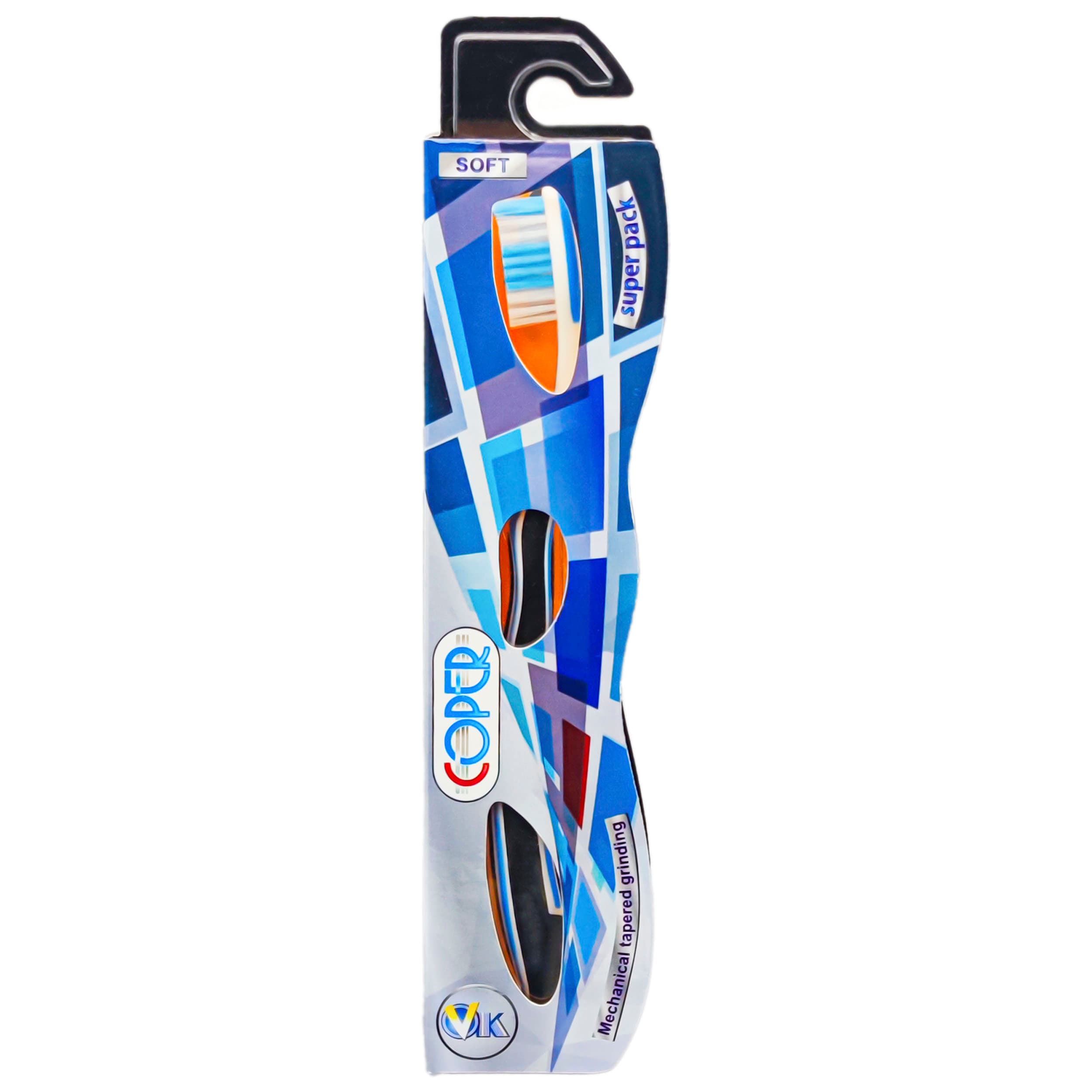 مسواک کوپر مدل SUPER PACK کد K-205 با برس نرم