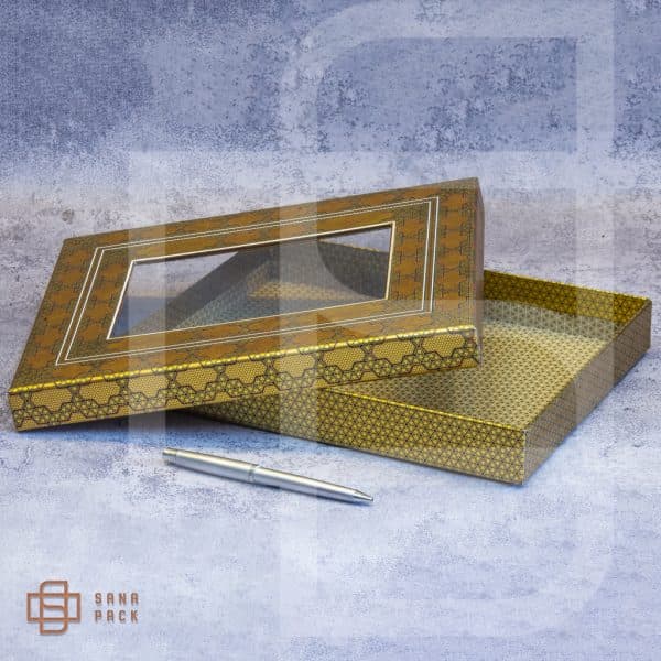 جعبه هدیه خاتم پنجره دار بزرگ_هاردباکس — تصویر ۲