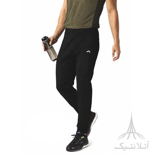 شلوار اسلش ورزشی اورجینال مردانه کریویت CRIVIT مشکی Long Training Trousers کمر کشی و بند دار — تصویر ۲