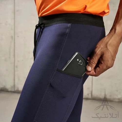 لگ ورزشی تخصصی مردانه کریویت Crivit آلمان Men’s Running Tights سرمه ای — تصویر ۴