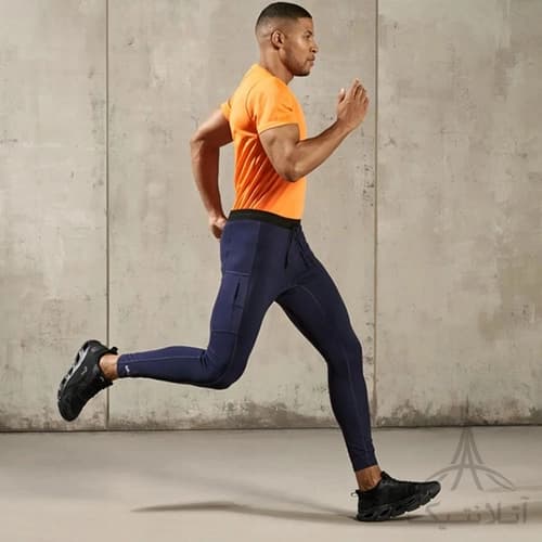 لگ ورزشی تخصصی مردانه کریویت Crivit آلمان Men’s Running Tights سرمه ای