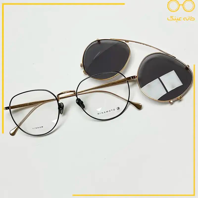 عینک طبی مگنتی MINAMOTO مدل MN31010_RG — تصویر ۵