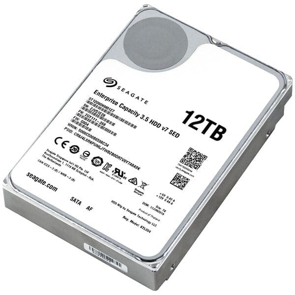 هارد دیسک اینترنال سیگیت مدل Enterprise Capacity ST12000NM0127 ظرفیت 12 ترابایت (کارکرده)