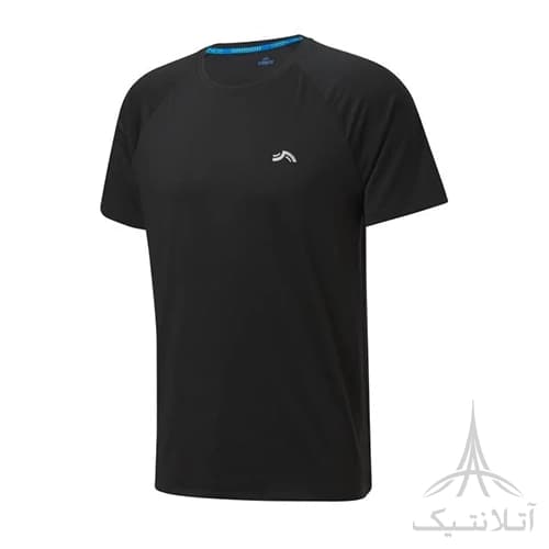 تیشرت ورزشی تخصصی مردانه اورجینال وارداتی کرویت Crivit آلمان رنگبندی آبی و سبز و مشکی — تصویر ۲