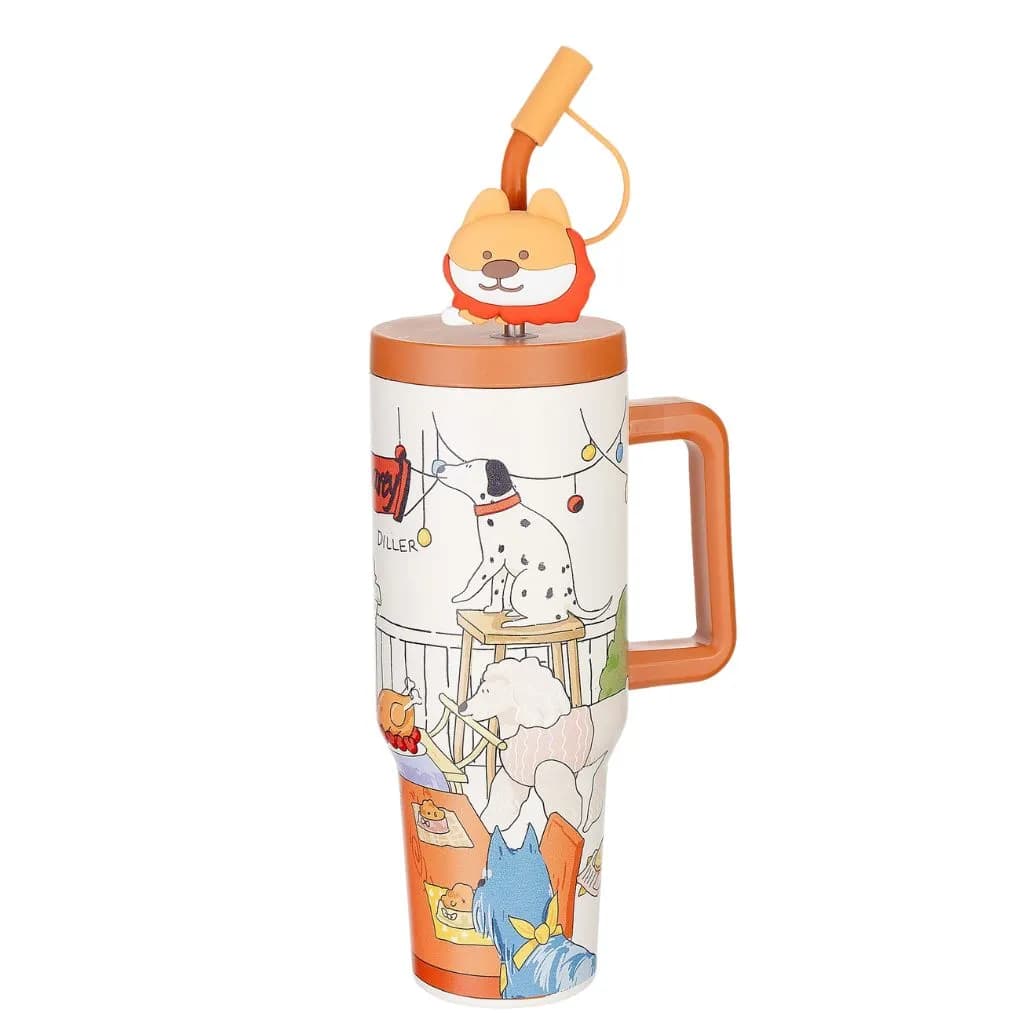 ماگ دسته دار فانتزی برند DILLER دیلر طرح پاپی 1200ML
