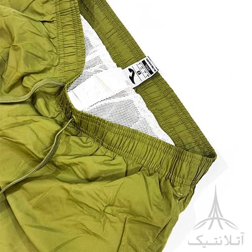 شلوارک سونایی مایو استخر و شنا مردانه اورجینال وارداتی برند Joma آستر دار سبز ارتشی — تصویر ۲