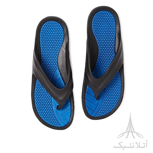 اسلیپر صندل انگشتی اورجینال برند جورج آلمان George Men’s Sean Flip Flops مشکی آبی