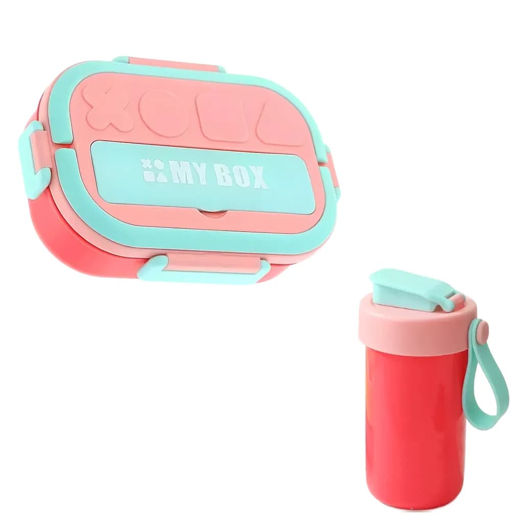 ظرف غذا همراه قمقمه مدل MY BOX مینیمال 1000ML — تصویر ۸
