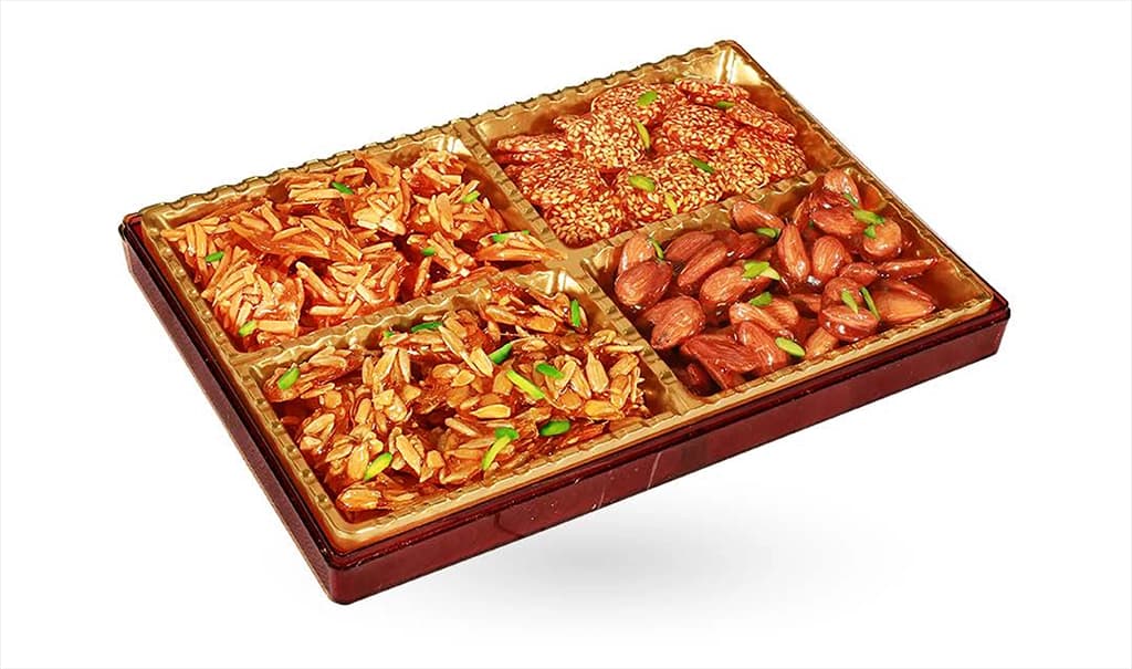سوهان عسلی 4 قسمتی