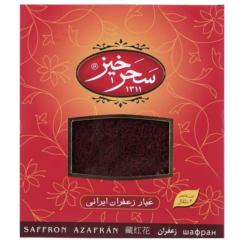 زعفران سحرخیز سر گل سه مثقال کادویی
