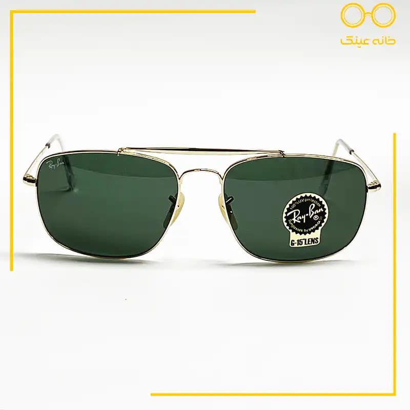 عینک آفتابی مردانه ریبن RayBan مدل RB3560 THE COLONEL 001 — تصویر ۲