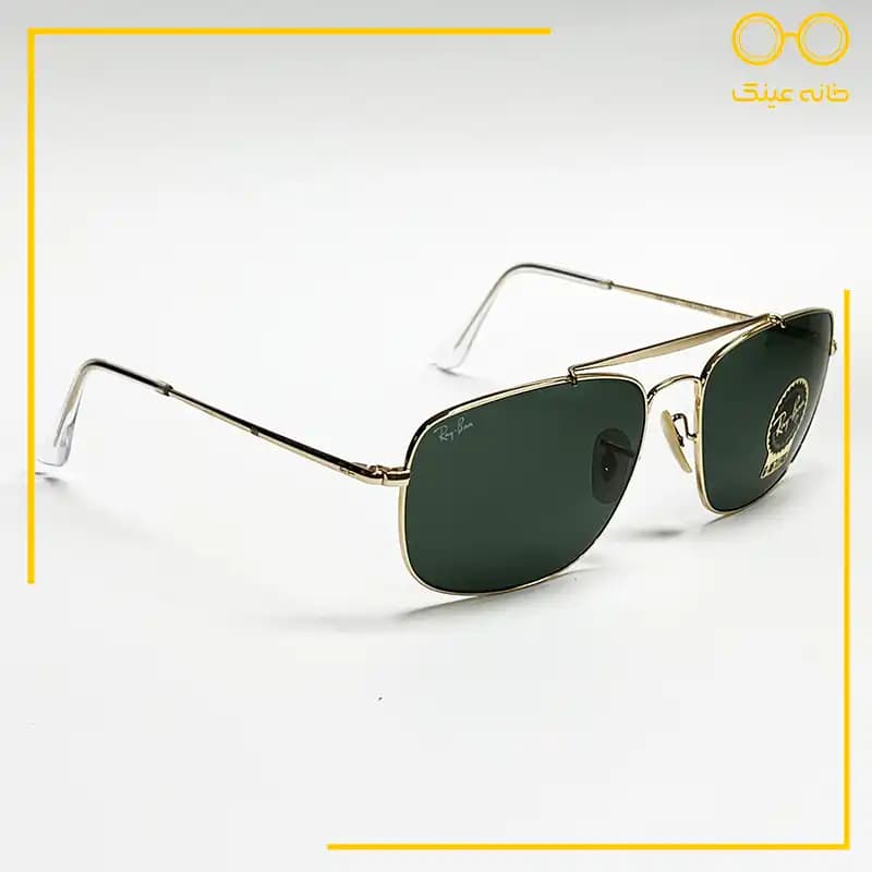 عینک آفتابی مردانه ریبن RayBan مدل RB3560 THE COLONEL 001 — تصویر ۳