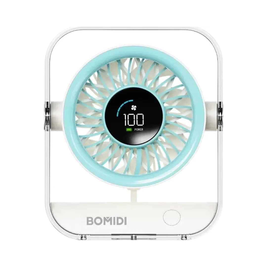 پنکه رومیزی شارژی بومیدی Bomidi مدل Portable 7-Blade Desktop Fan DF03