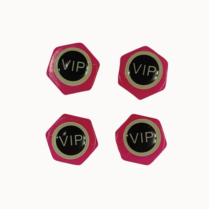 سر والف لاستیک خودرو مدل شبرنگ VIP- بسته 4 عددی کد 34147