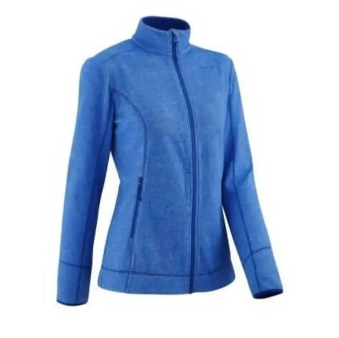 🧥 Quechua MH120 Women’s Full-Zip Fleece – فلیس زنانه کچوا MH120 (آبی روشن)