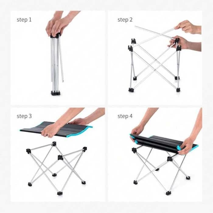 🪑 میز آلومینیومی تاشو Naturehike NH19Z008-Z سایز L | سبک، مقاوم و قابل‌حمل — تصویر ۶