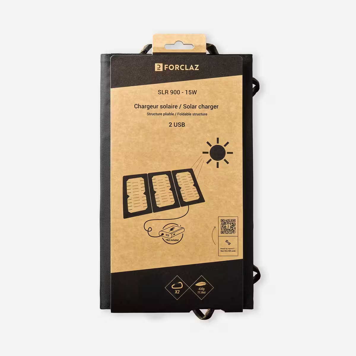 پنل خورشيدي USB Solar Panel – 15W – SLR900 — تصویر ۳
