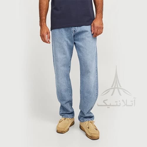 شلوار جین مردانه اورجینال برند Jack & Jones جک اند جونز وارداتی مدل Relaxed Fit — تصویر ۲