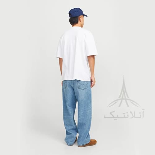 شلوار جین مردانه اورجینال برند Jack & Jones جک اند جونز وارداتی مدل Extra Baggy — تصویر ۹