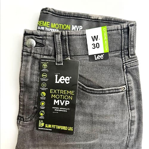 شلوار جین مردانه اورجینال برند لی LEE وارداتی مدل Men’s Extreme Motion MVP Slim Fit Tapered Jean — تصویر ۳