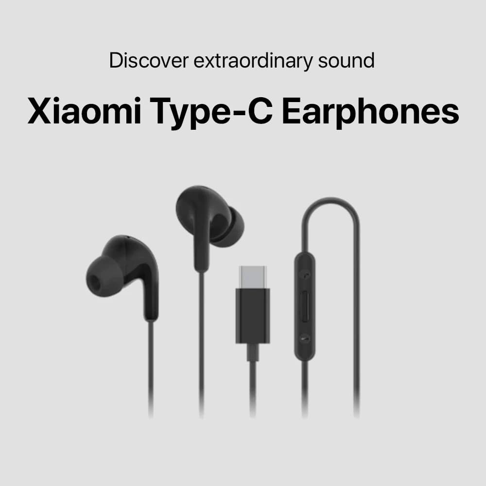 هندزفری باسیم تایپ سی شیائومی Xiaomi مدل Type-C Earphones HSEJ03JY — تصویر ۵