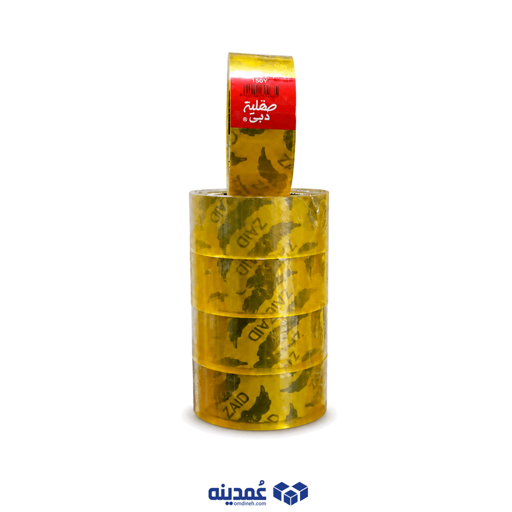 چسب نواری پهن زاید عرض 5 سانت (48 میکرون- 150 یارد)