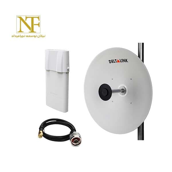 باندل آنتن و رادیو ANT-5531N deltalink + NetBox 5 ax+ کابل رابط