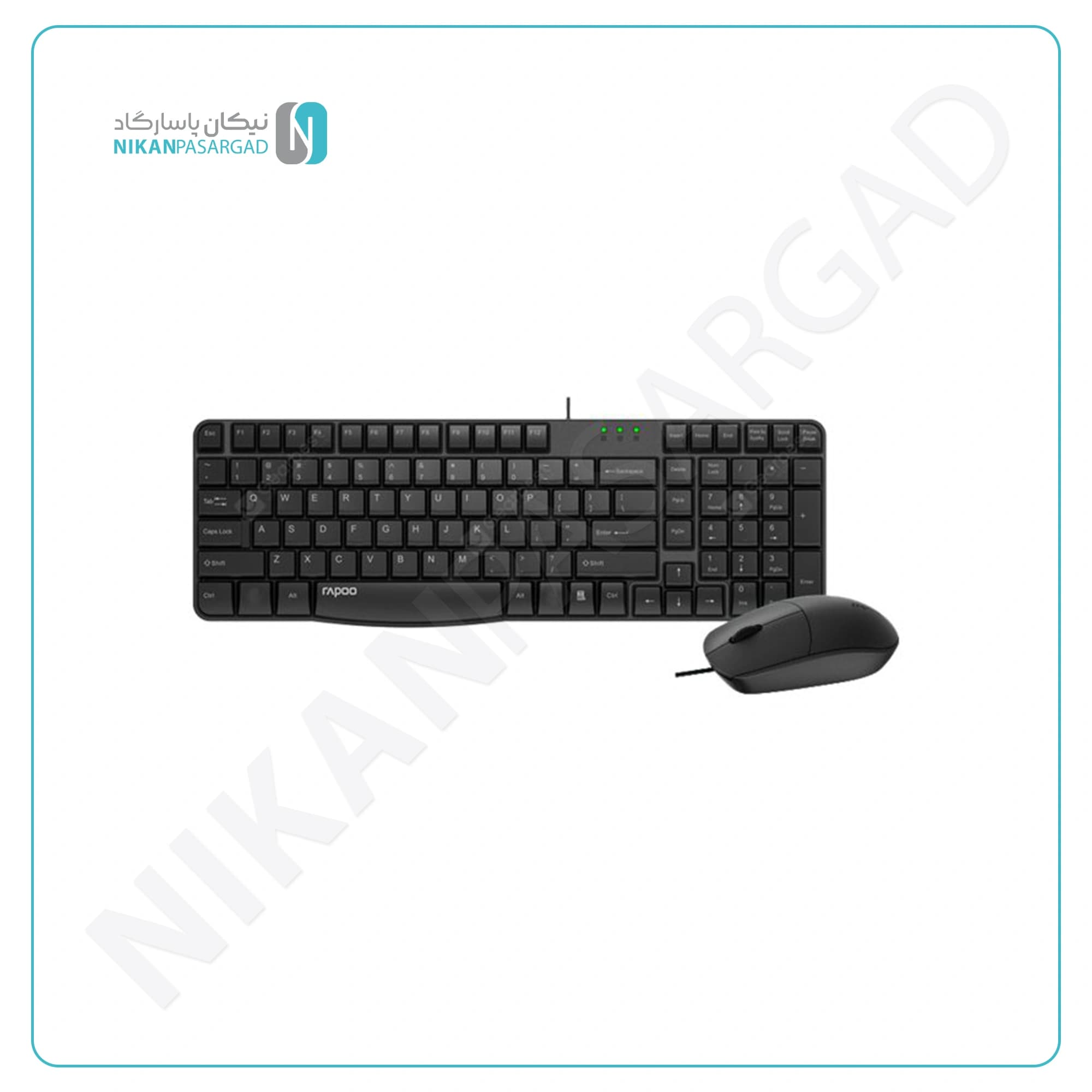 ماوس و کیبورد باسیم رپو مدل Rapoo X120 S