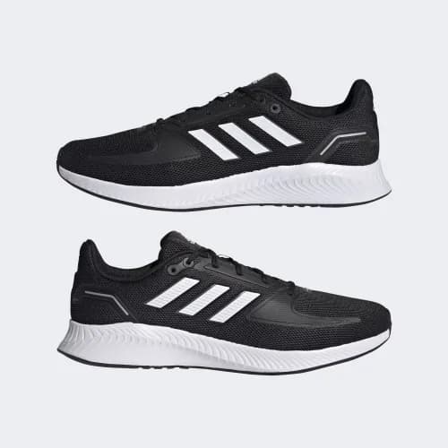Adidas Runfalcon 2.0 کفش رانینگ – مشکی/سفید اورجینال– سایز 45⅓ EU | زیتون کمپ — تصویر ۲