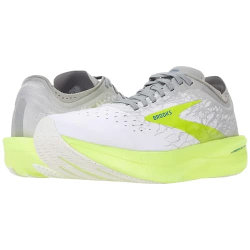 کفش مسابقهای Brooks Hyperion Elite 2 – خاکستری/زرد فسفری – سایز 44.5 EU | زیتون کمپ