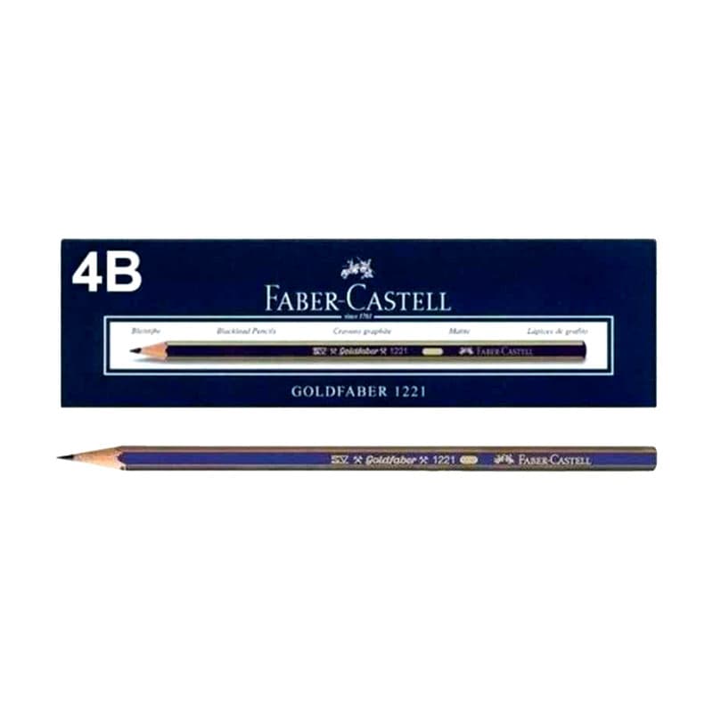 مداد طراحی فابرکاستل 4B مدل گلدفابر