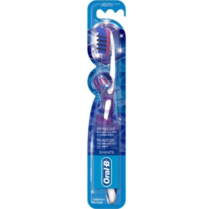 مسواک اورال بی مدل 3D White Luxe Pro-Flex با برس متوسط