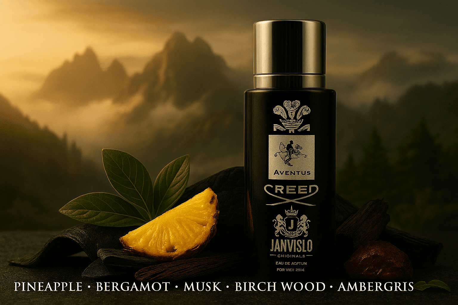 ادو پرفیوم مردانه جانویسلو مدل AVENTUS CREED حجم 35 میلی لیتر — تصویر ۲