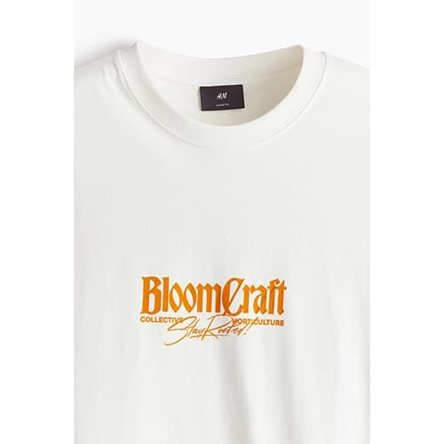 تیشرت اورجینال وارداتی H&M اچ اند ام طرح Bloom Craft — تصویر ۴